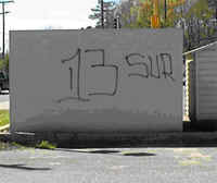 MS-13 gang graffiti