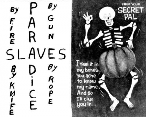 Halloween card sent to Paul Avery, reporter for the San Francisco Chronicle on October 27, 1970 (postmarked San Francisco)