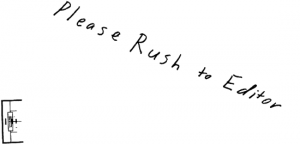 Envelope for bus bomb letter sent to San Francisco Chronicle on November 9, 1969 (postmarked San Francisco)