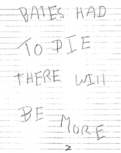 Bates letter sent to Riverside Press-Enterprise on April 30, 1967 (postmarked Riverside, California)